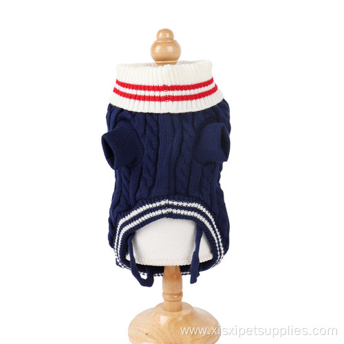 Fashionable fleece pet clothes knitted dog sweater